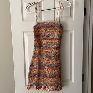 Storia Smocked Mini Dress Multi